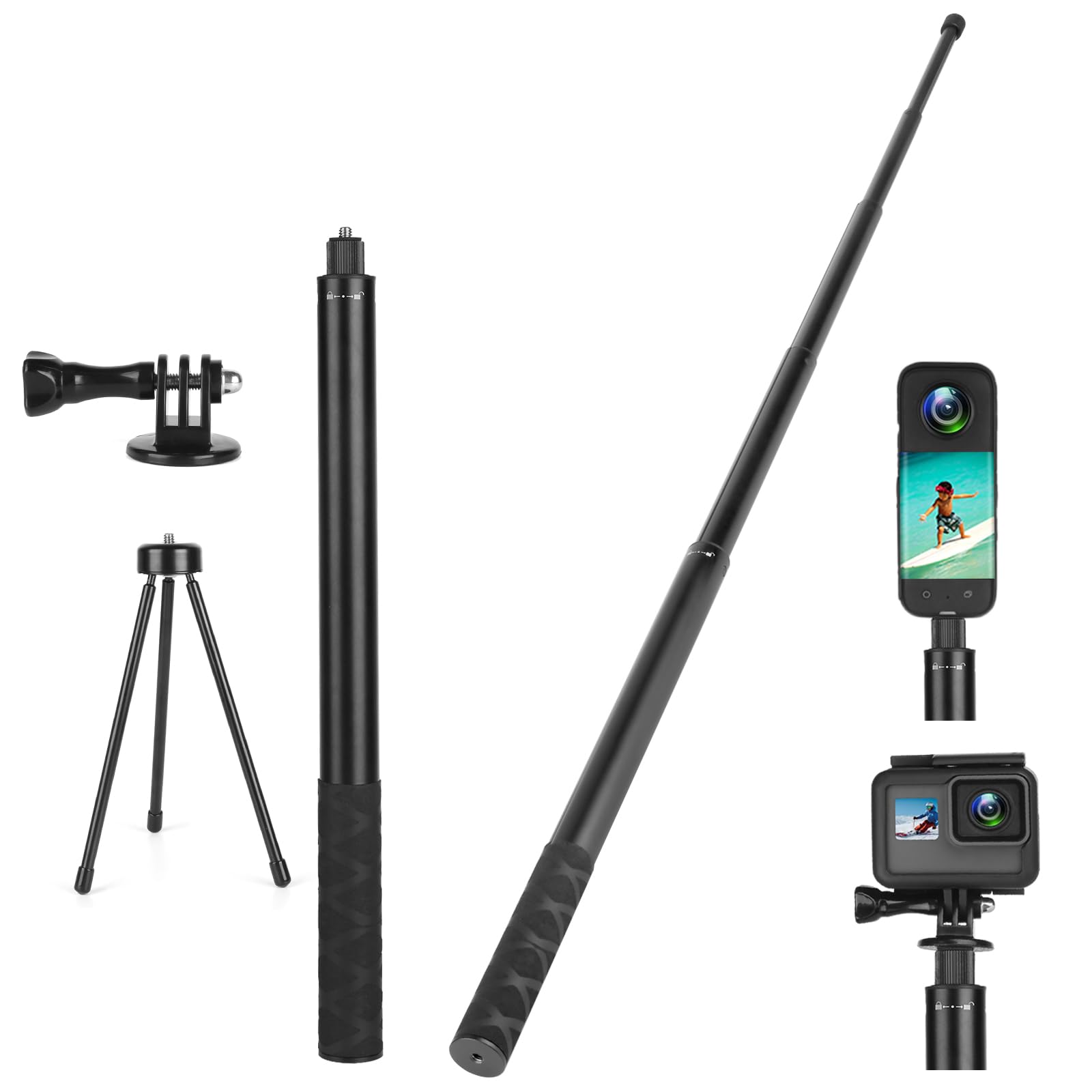 Amazon.com: 61.8 in Insta360 Invisible Selfie Stick with